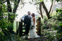 The couple at the kissing gate