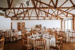 Red Brick Barn ready for the reception