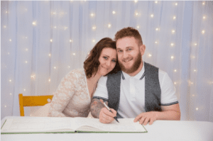 Fairy light backdrop