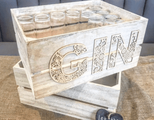 Gin, rum, champagne