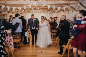 Photos of Jenna and Stewarts winter wedding at The Green in Cornwall